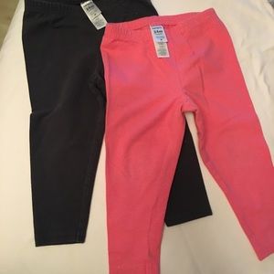 2 pairs Carter’s sparkly leggings 24m